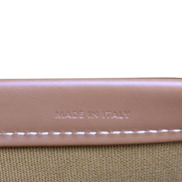 Celine  Horizontal Cabas Triomphe Canvas Tote Cream - Picture 13 of 13